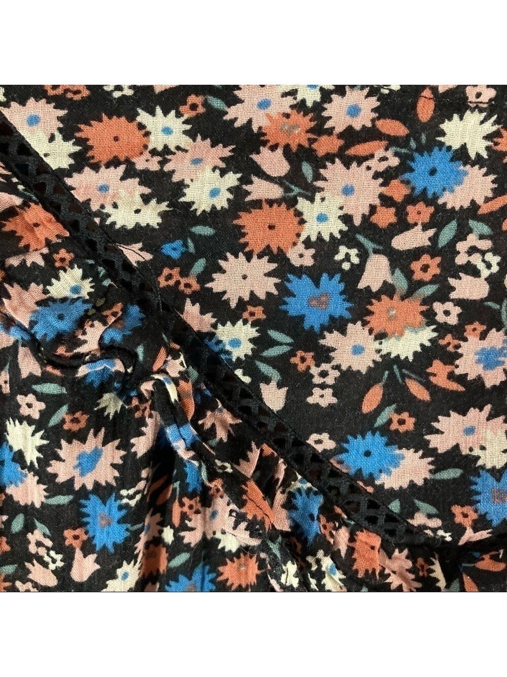 MADEWELL Ruffle Yoke Prairie Top Spring Floral - Picture 9 of 14